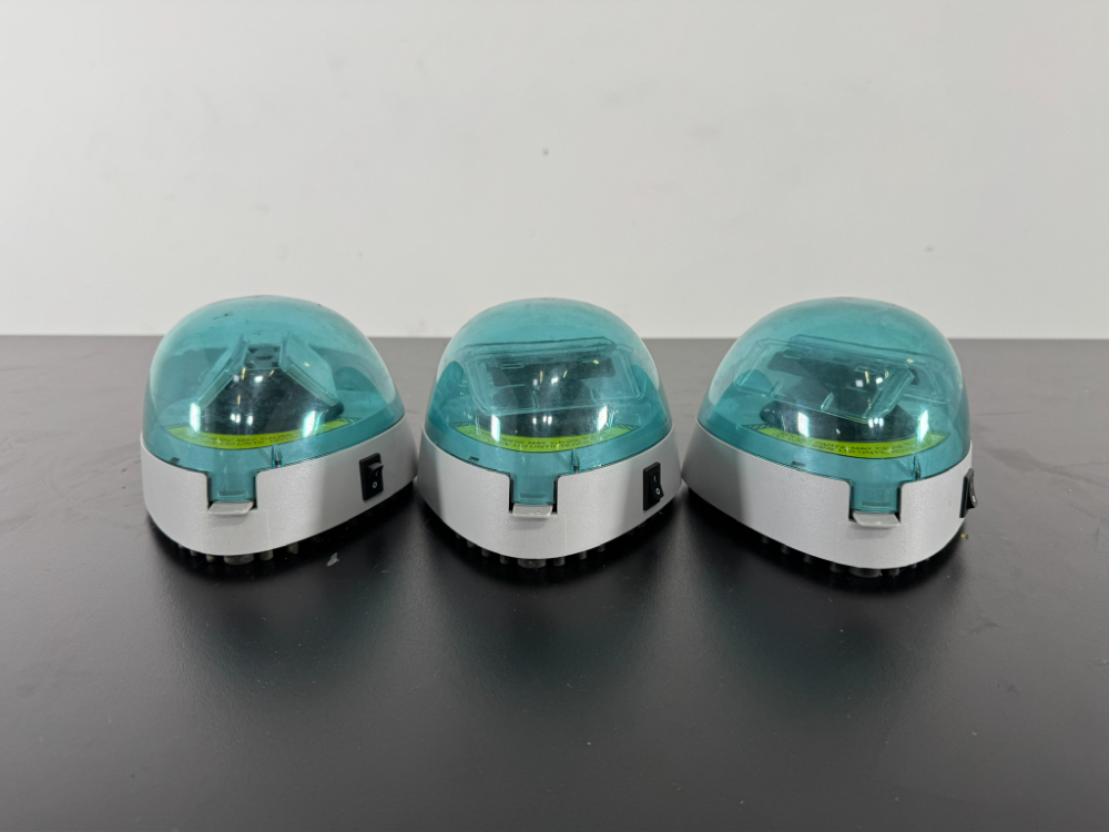 Image of Labnet Slide Spinner Mini Centrifuges - Quantity 3